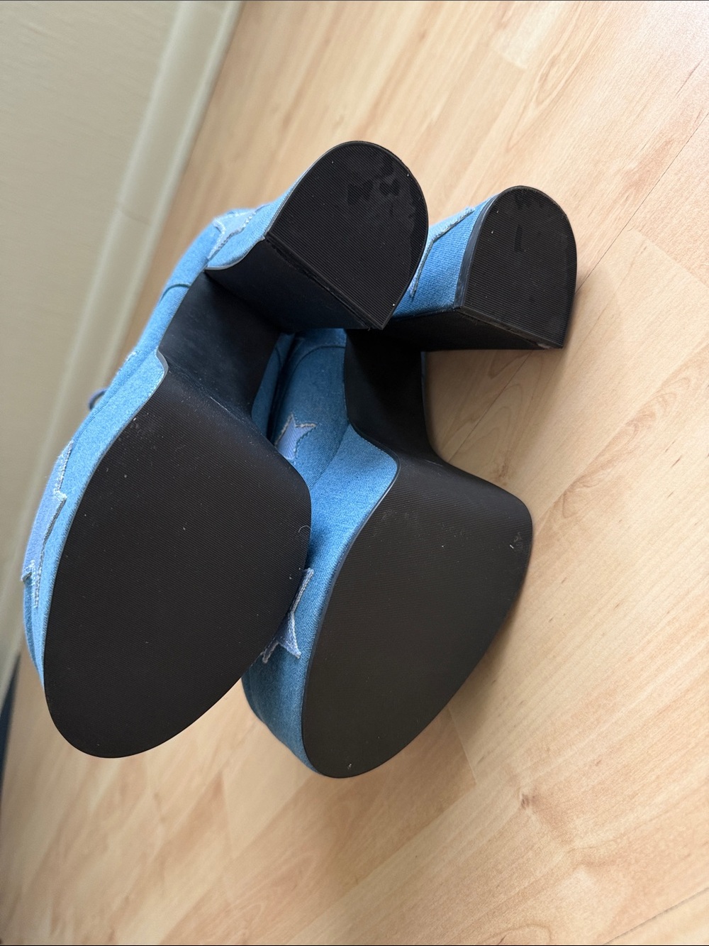 Shoot For The Stars Playhaus Highheel Platforms Size 8 NWOT - Picture 6 of 8